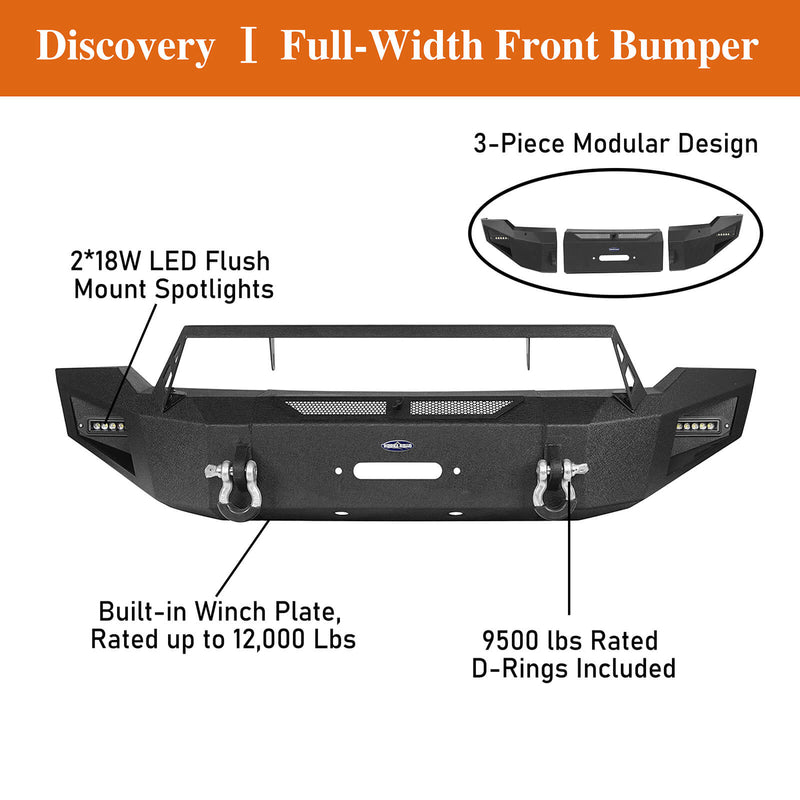 Load image into Gallery viewer, Hooke Road Ram 1500 Full Width Front Bumper for 2006-2008 Ram 1500 BXG6502 17
