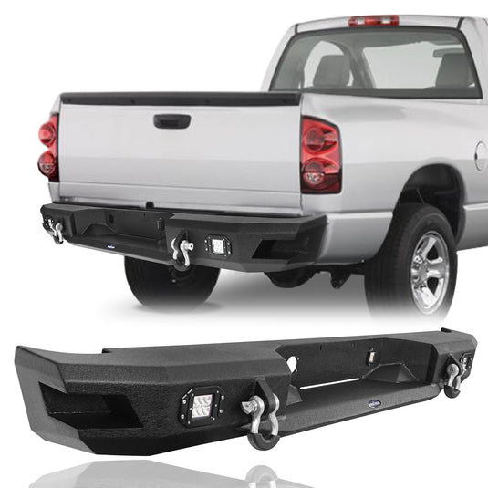 HookeRoad Ram 1500 Front Bumper_Rear Bumper Combo Kit for 2006-2008 Ram1500 BXG65006503-21