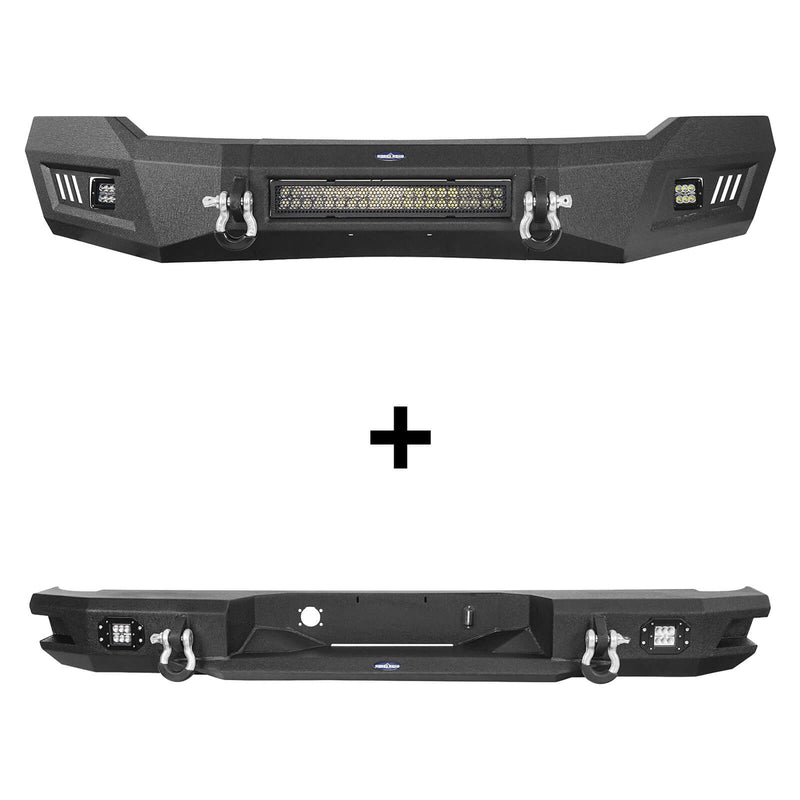 Load image into Gallery viewer, HookeRoad Ram 1500 Front Bumper_Rear Bumper Combo Kit for 2006-2008 Ram1500 BXG65006503-7
