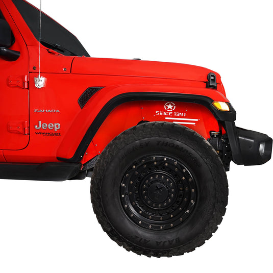 HookeRoad Jeep JL Front & Rear Inner Fender Liners for 2018-2024 Jeep  Wrangler JL – Hooke Road 4x4