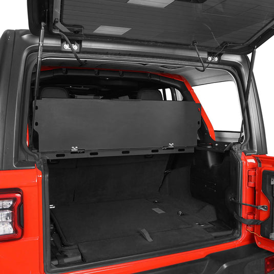 Hooke Road Interior Fold-Up Storage Rack Cargo Rack(18-24 Jeep Wrangler JL 4-Door Hardtop)