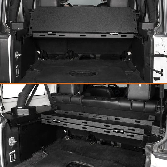 Hooke Road Interior Foldaway Cargo Rack(15-18 Jeep Wrangler JK 4- Door)