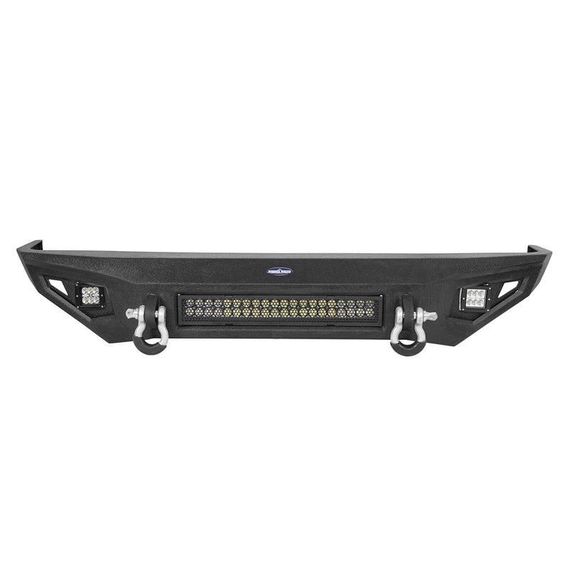 Load image into Gallery viewer, Jeep Cherokee XJ Front Bumper XJ Full Width Bumper with LED Light Bar for Jeep Cherokee BXG9032 7
