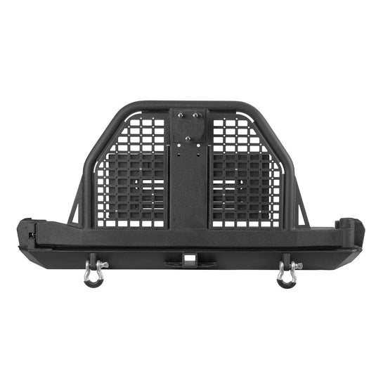 Rear Bumper w/ Swing Out Tire Carrier & Foldable Table(84-01 Jeep Cherokee XJ) - Hooke Road