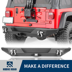 Hooke Road Rear Bumper Back Bumper(76-86 Jeep Wrangler CJ-7)