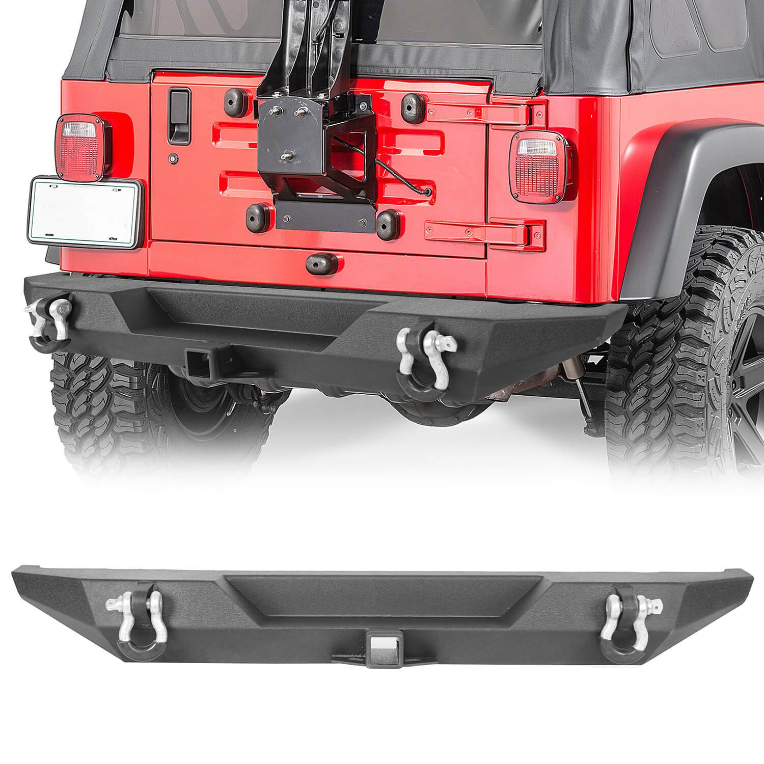 Hooke Road® Jeep Wrangler Rear Bumpers | US Stock | Save up to 40% ...