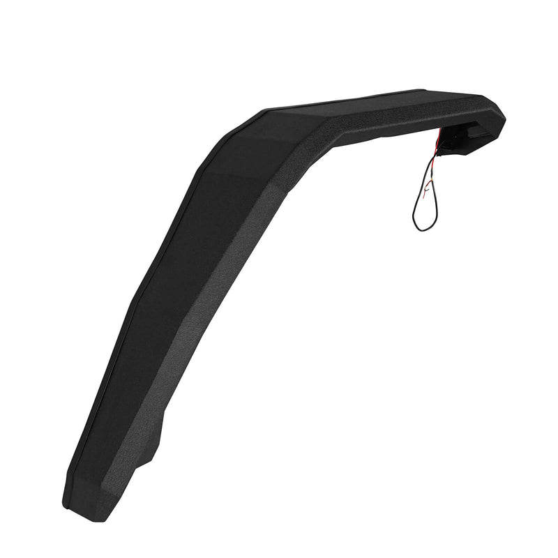 Load image into Gallery viewer, Jeep Flat Front Fender Flares w/ LED Lights ( 18-23 Jeep Wrangler JL &amp; 20-23 Gladiator JT) - Hooke Road

