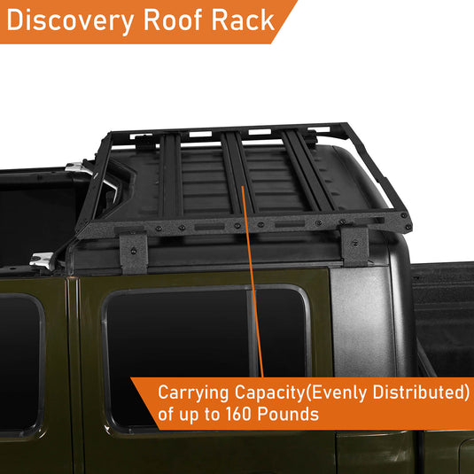 Jeep Discovery Roof Top Rack ( 20-23 Jeep Gladiator JT Hardtop ) b7011s 4