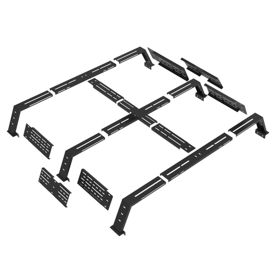 Jeep Gladiator JT & Toyota Tacoma 12.2" High Overland Bed Rack - Hooke Road BXG.9903S-1 13