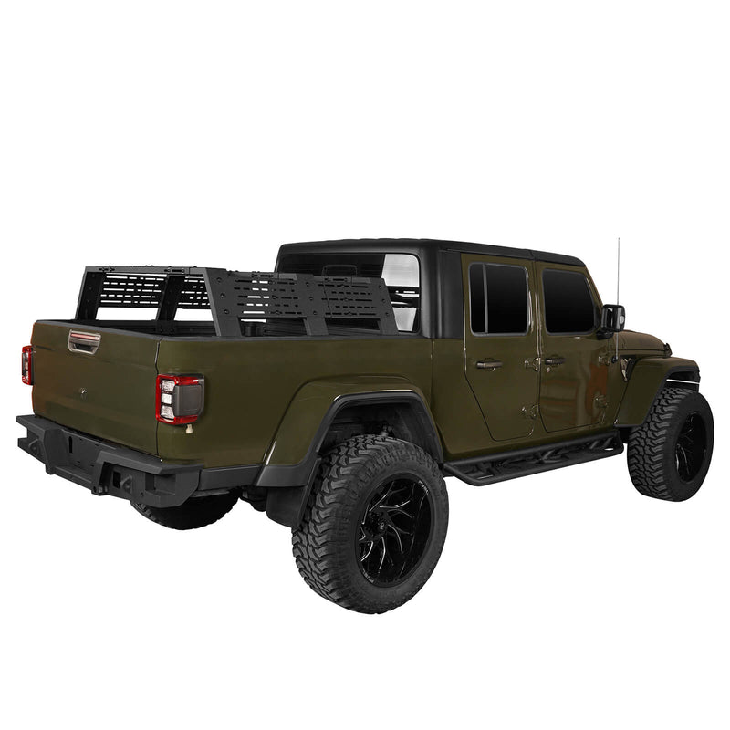 Load image into Gallery viewer, Jeep Gladiator JT &amp; Toyota Tacoma 12.2&quot; High Overland Bed Rack - Hooke Road BXG.9903S-1 2
