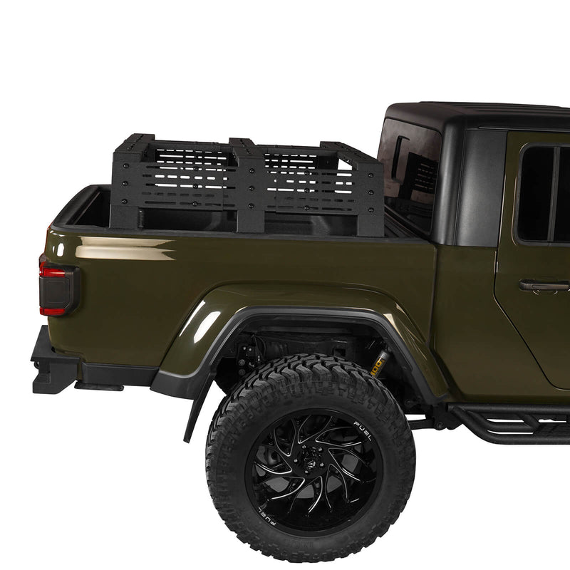Load image into Gallery viewer, Jeep Gladiator JT &amp; Toyota Tacoma 12.2&quot; High Overland Bed Rack - Hooke Road BXG.9903S-1 3
