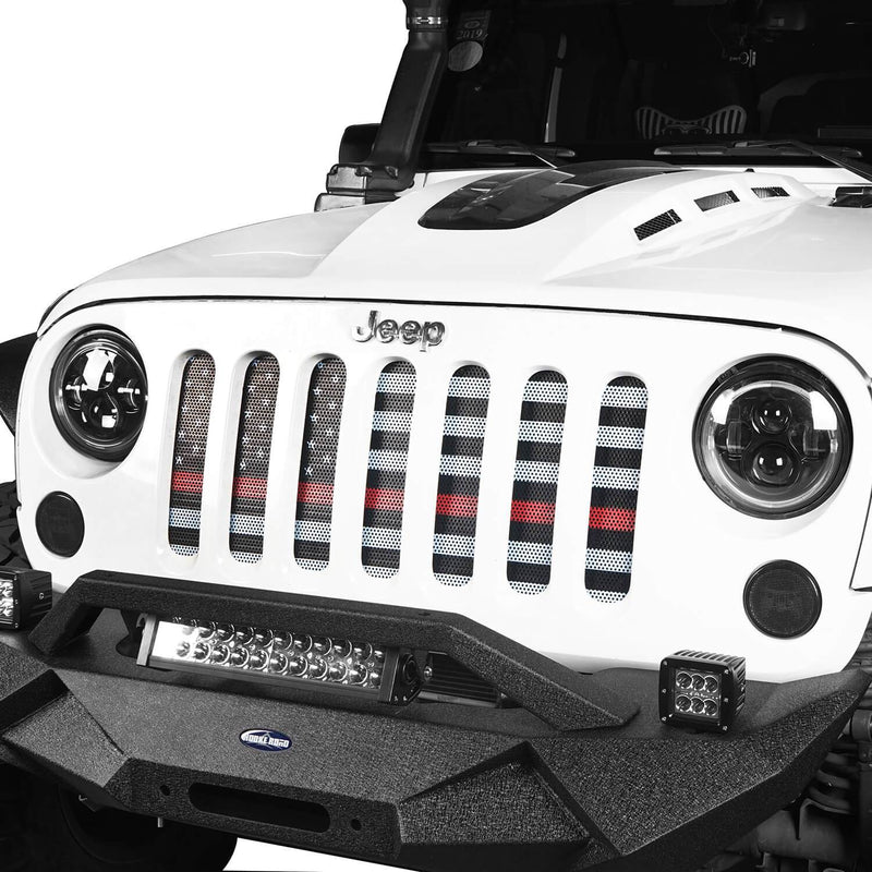 Load image into Gallery viewer, Hooke Road US Flag Grille Mesh Insert Old Glory Insert(07-18 Jeep Wrangler JK)
