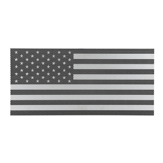 Hooke Road Jeep Grille Insert Front US American Flag Jeep Grille Insert Old Glory Grille Insert for Jeep Wrangler JK & JKU 2007-2018 MMR161 u-Box Offroad 6