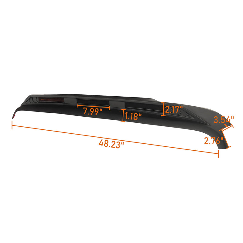Load image into Gallery viewer, Hooke Road Jeep Hood Protector w/ Amber Lights for 2018-2022 Jeep Wrangler JL  and 2020-2022 Gladiator JT bxg30023 17
