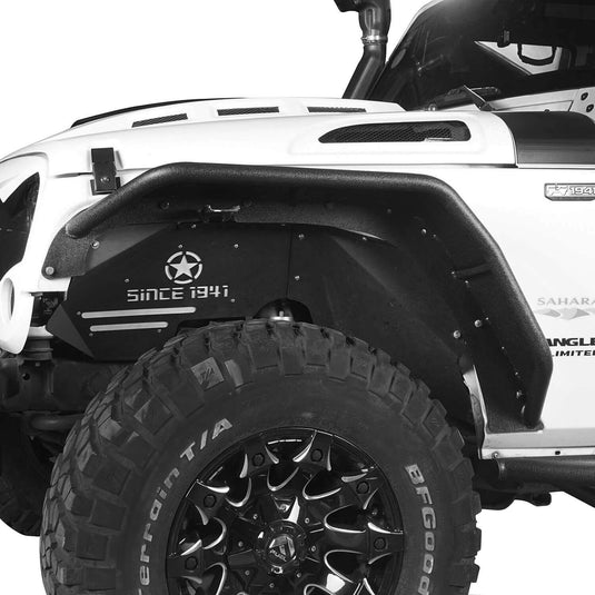 Hooke Road Flux Tubular Fender Flares(07-18 Jeep Wrangler JK)