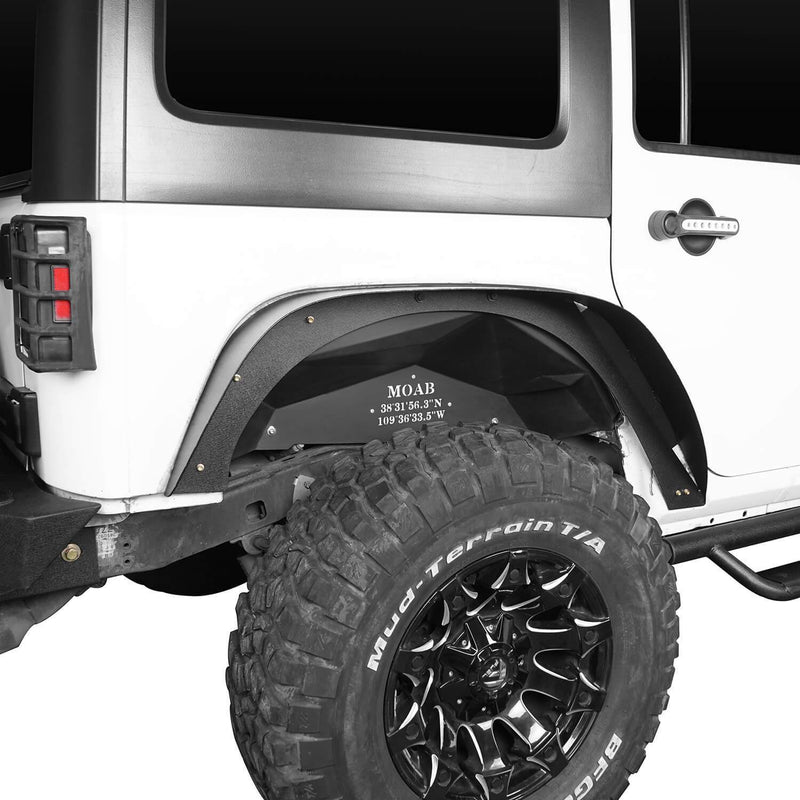 Load image into Gallery viewer, Hooke Road Jeep JK Flux Tubular Fender Flares &amp; Inner Fender Liners for Jeep Wrangler JK 2007-2018 Jeep JK Metal Fenders Jeep JK Accessories  BXG089MMR1760BXG223 u-Box offroad 15
