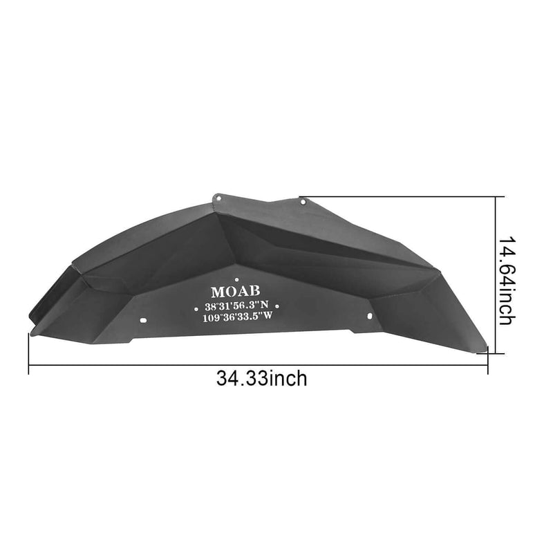 Load image into Gallery viewer, Hooke Road Jeep JK Flux Tubular Fender Flares &amp; Inner Fender Liners for Jeep Wrangler JK 2007-2018 Jeep JK Metal Fenders Jeep JK Accessories  BXG089MMR1760BXG223 u-Box offroad 18
