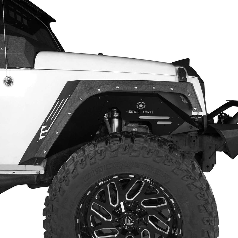 Load image into Gallery viewer, Hooke Road Front and Rear Inner Fender Liners(07-18 Jeep Wrangler JK) b20661s+b2068s 3
