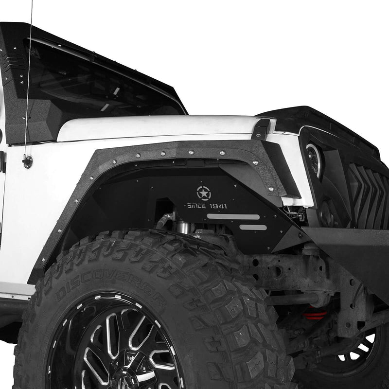 Load image into Gallery viewer, Hooke Road Front and Rear Inner Fender Liners(07-18 Jeep Wrangler JK) b20661s+b2068s 4
