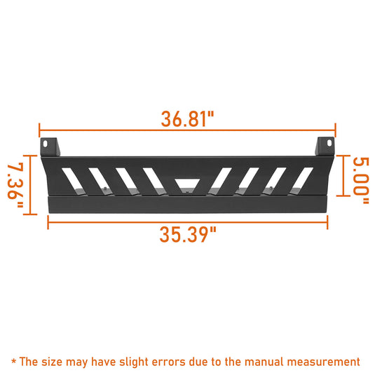 Hooke Road Jeep JK Front Skid Plate Frame Guard for Jeep Wrangler JK 2007-2018 MMR 20142  12