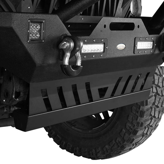 Hooke Road Jeep JK Front Skid Plate Frame Guard for Jeep Wrangler JK 2007-2018 MMR 20142  5