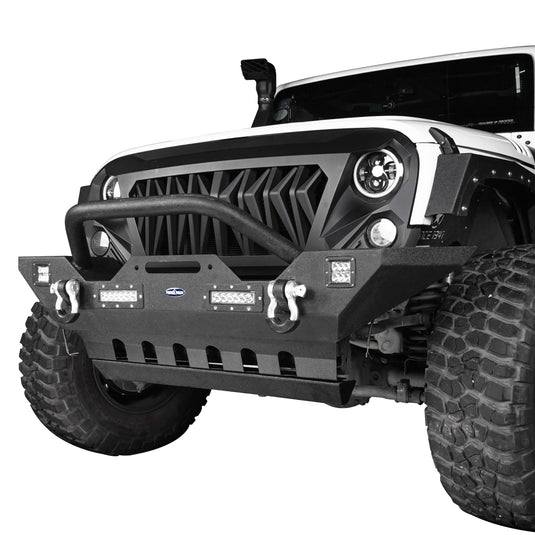 Hooke Road Black Steel Front Skid Plate(07-18 Jeep Wrangler JK)