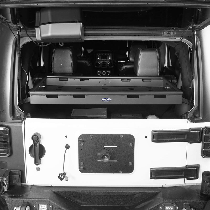 Load image into Gallery viewer, Hooke Road Jeep JK Interior Cargo Rack 4 Doors Jeep Wrangler Rear Cargo Rack for Jeep Wrangler JK JKU 2007-2018 BXG009 u-Box offroad 3
