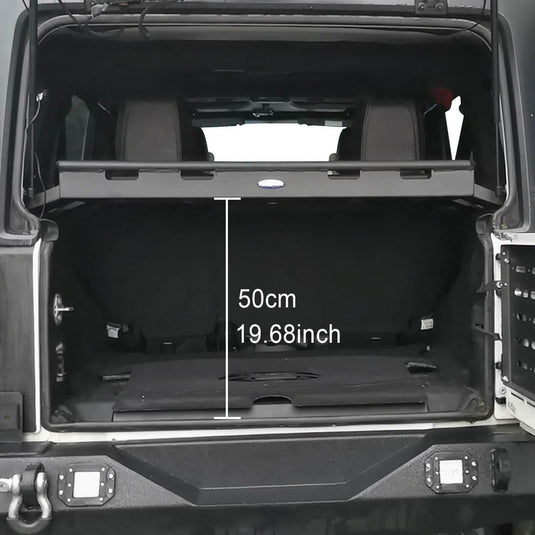 Hooke Road Jeep JK Interior Cargo Rack 4 Doors Jeep Wrangler Rear Cargo Rack for Jeep Wrangler JK JKU 2007-2018 BXG009 u-Box offroad 11