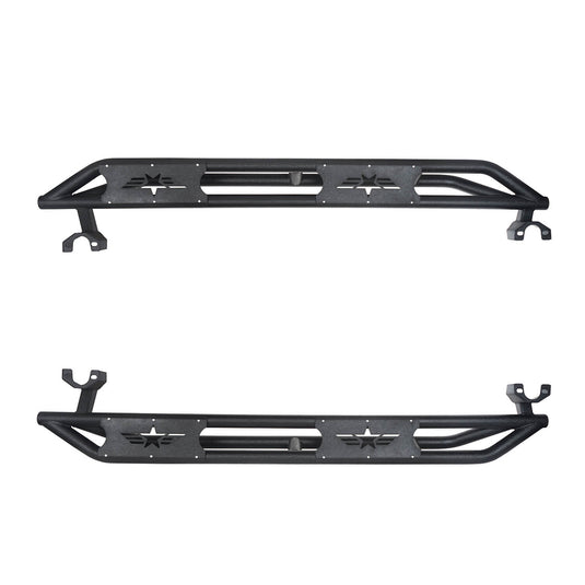 Hooke Road Jeep JK Running Boards and Tubular Half Doors Combo for Jeep Wrangler JK 2007-2018 BXG106136 Jeep JK Side Steps Jeep Tube Doors Jeep Half Doors 8