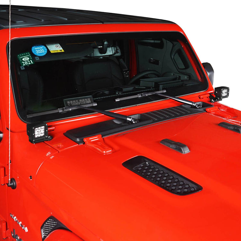 Load image into Gallery viewer, Hooke Road? A-Pillar Light Mounting for Jeep Wrangler JL 2018-2019 Jeep JL Parts MMR1815 u-Box offroad 3
