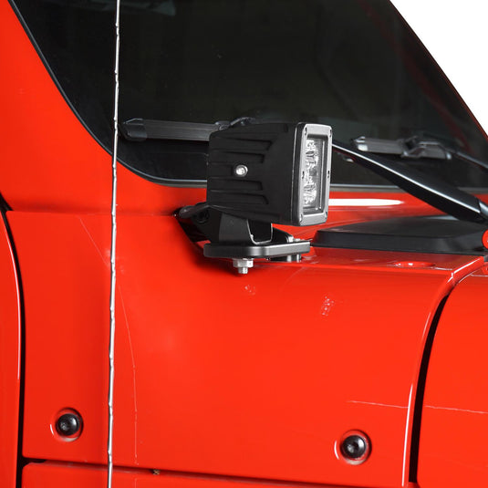 Hooke Road? A-Pillar Light Mounting for Jeep Wrangler JL 2018-2019 Jeep JL Parts MMR1815 u-Box offroad 6