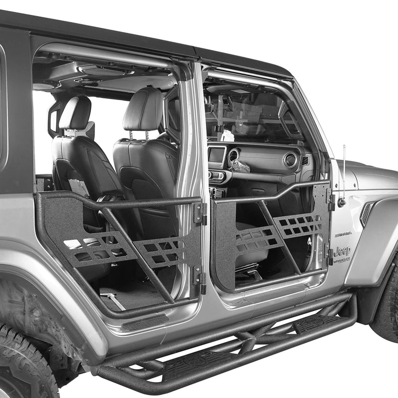 Load image into Gallery viewer, Hooke Road 4 Door Tubular Door &amp; Running Boards(18-24 Jeep Wrangler JL)
