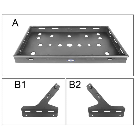 Hooke Road Jeep JL Jeep Wrangler JLU Interior Cargo Rack Soft Top Hard Top for 2018-2020 Jeep JL 4 Doors Jeep JLU 4 Doors Jeep Parts BXG523 u-Box Offroad 10