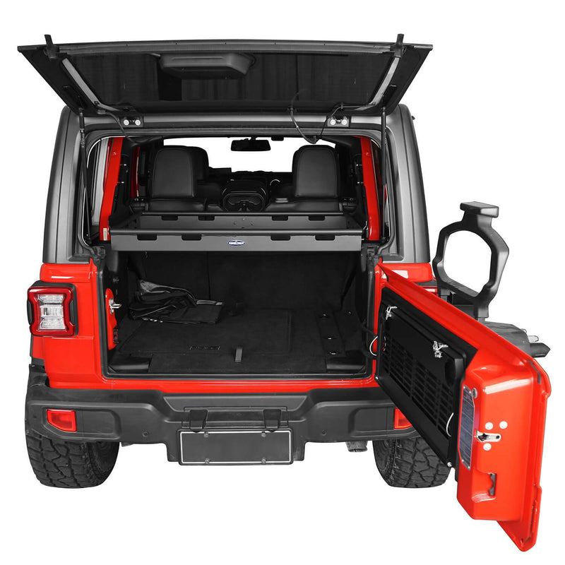 Hooke Road Interior Cargo Rack(18-23 Jeep Wrangler JL 4 Doors Hardtop & Sky  One-Touch Power Top)