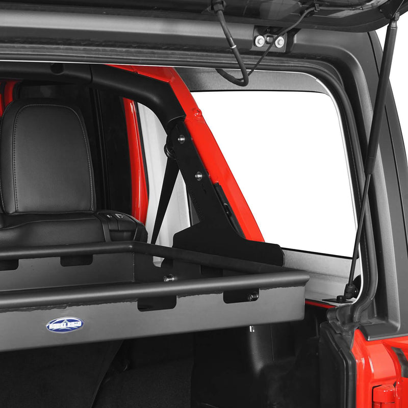 Hooke Road Interior Cargo Rack(18-23 Jeep Wrangler JL 4 Doors Hardtop & Sky  One-Touch Power Top)