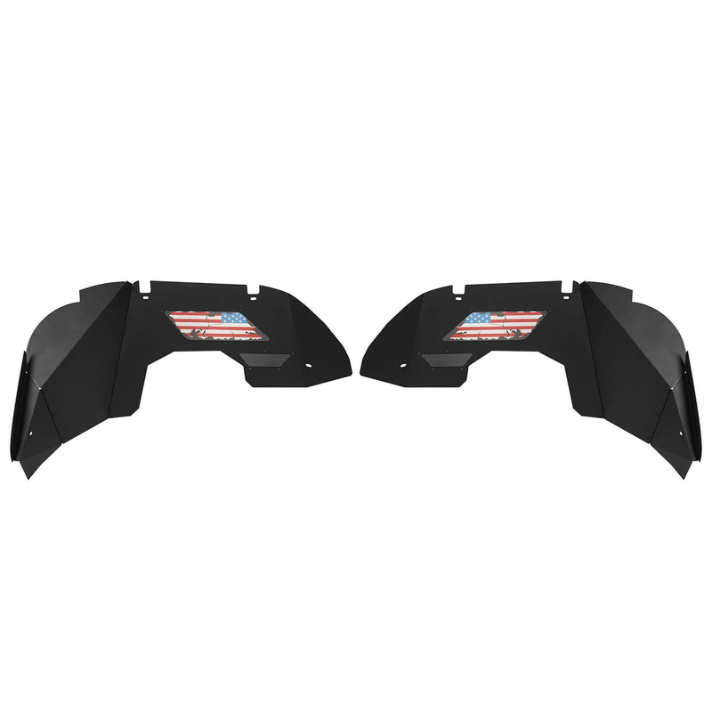 Load image into Gallery viewer, Jeep JL &amp; JT Distressed National Flag Front Inner Fender Liners(18-22 Wrangler &amp; 20-22 Gladiator ) - Hooke Road BXG.3037S 7
