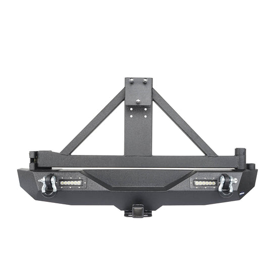 Hooke Road Jeep JL Mad Max Front Bumper & Rear Bumper w/Tire Carrier(18-24 Jeep Wrangler JL)