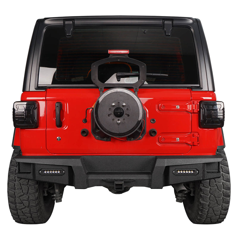 Load image into Gallery viewer, Hooke Road Jeep JL Rear Bumper with 2 inch Hitch Receiver Jeep JL Bumper for Jeep Wrangler JL 2018-2019 BXG3032 10
