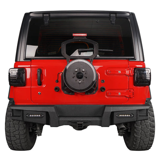 Hooke Road Jeep JL Rear Bumper with 2 inch Hitch Receiver Jeep JL Bumper for Jeep Wrangler JL 2018-2019 BXG3032 10