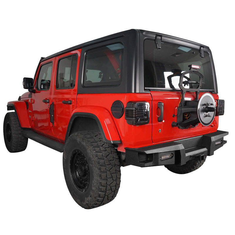 Load image into Gallery viewer, Hooke Road Jeep JL Rear Bumper with 2 inch Hitch Receiver Jeep JL Bumper for Jeep Wrangler JL 2018-2019 BXG3032 13
