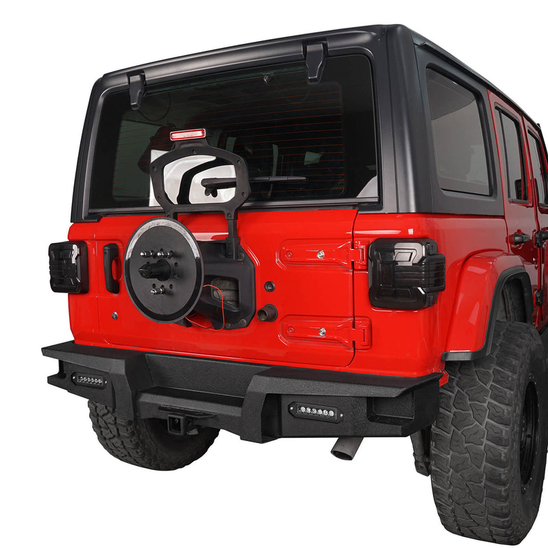 Load image into Gallery viewer, Hooke Road Jeep JL Rear Bumper with 2 inch Hitch Receiver Jeep JL Bumper for Jeep Wrangler JL 2018-2019 BXG3032  14

