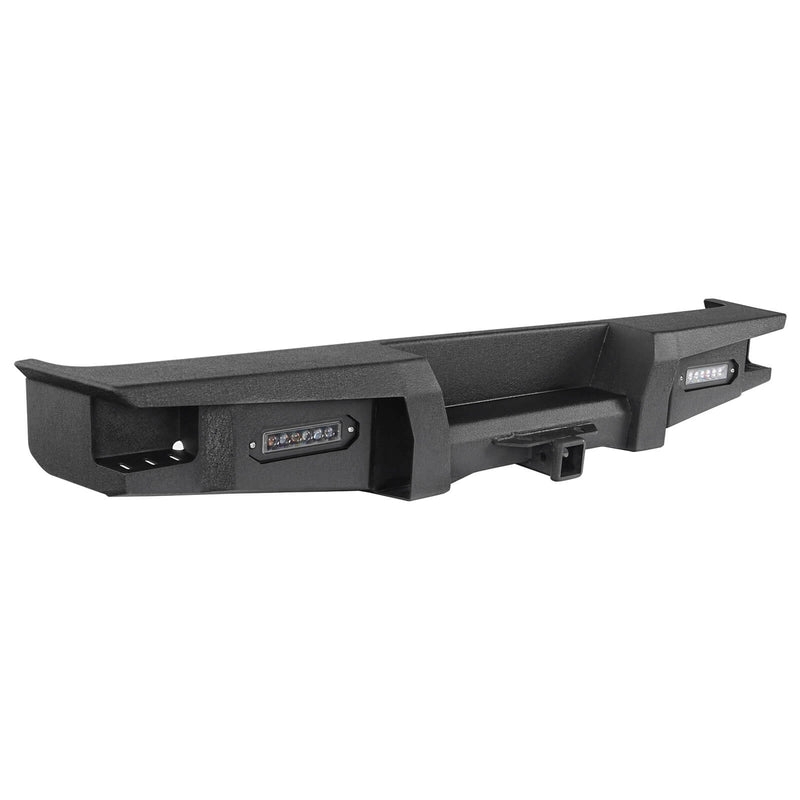 Load image into Gallery viewer, Hooke Road Jeep JL Rear Bumper with 2 inch Hitch Receiver Jeep JL Bumper for Jeep Wrangler JL 2018-2019 BXG3032 7
