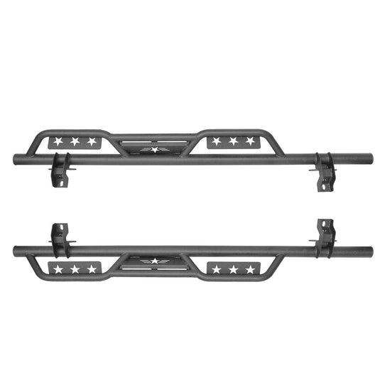 Hooke Road Side Steps Running Boards(18-24 Jeep Wrangler JL 4 Door)