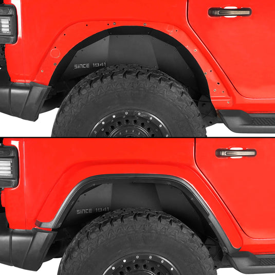 Jeep JL “Since 1941 ”Rear Fender Liners(18-22 Jeep Wrangler) - Hooke Road BXG.3038-S 5