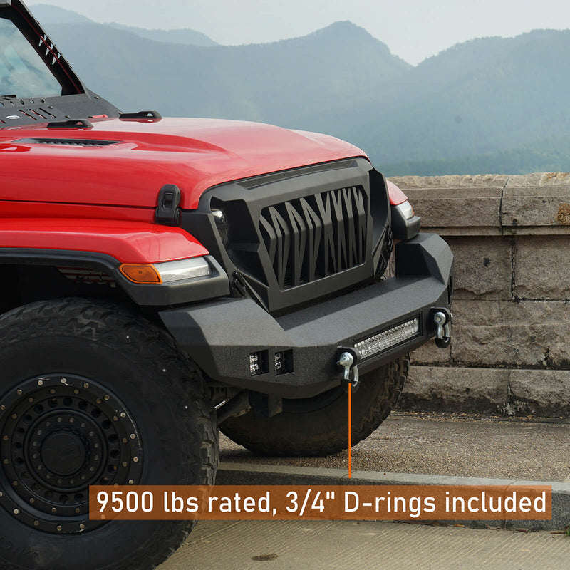 Load image into Gallery viewer, Jeep Wrangler&amp;Gladiator Climber Full Width Front Bumper(18-23 JL &amp; 20-23 JT) BXG.3011-S 8
