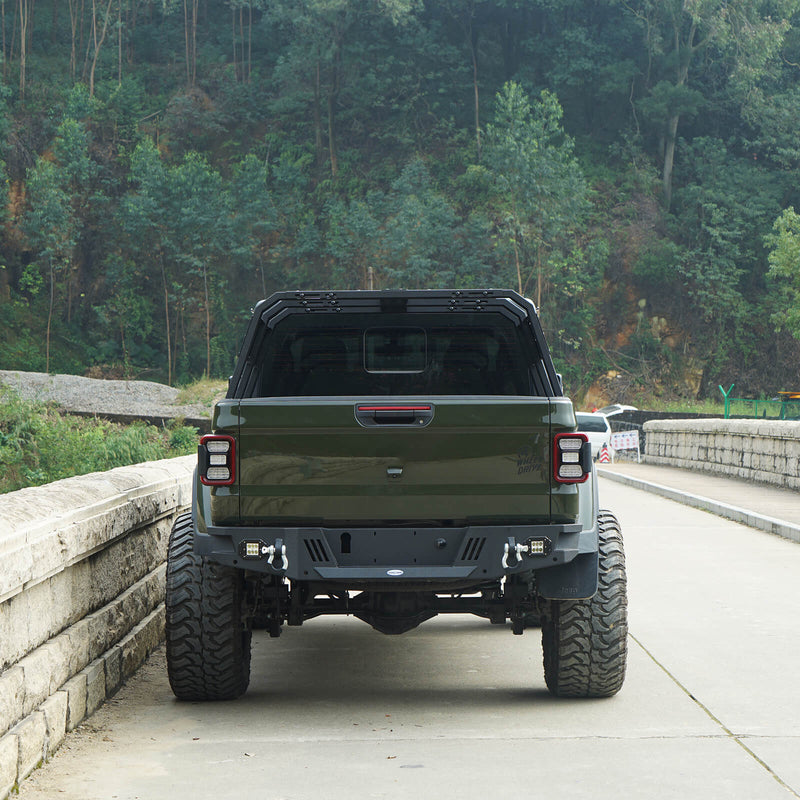Load image into Gallery viewer, Jeep Gladiator Rear Bumper Aftermarket Replacement (20-23 JT) - Hooke Road BXG.7010-S 2
