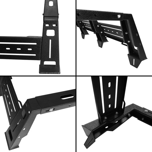 Hooke Road Jeep JT High Bed Rack Jeep Gladiator JT 13 Inch Bed Rack for 2020-2021 Jeep Gladiator JT bxg7008 10