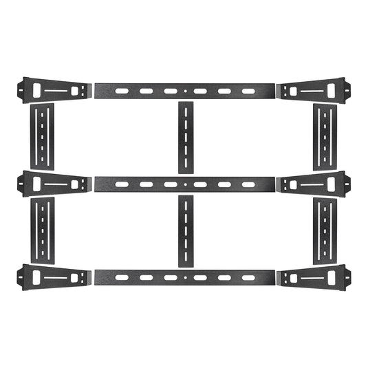 Hooke Road Jeep JT High Bed Rack Jeep Gladiator JT 13 Inch Bed Rack for 2020-2021 Jeep Gladiator JT bxg7008 12