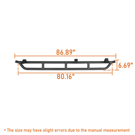 JEEP JT Tube Slider Rocker Guards(20-22 Gladiator) - Hooke Road BXG.7009-S 13