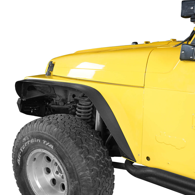 Load image into Gallery viewer, Hooke Road Front &amp; Rear Flat Fender Flares(97-06 Jeep Wrangler TJ)
